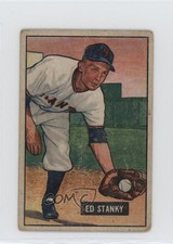 1951 Bowman Eddie Stanky Ed Stanky #13 hw6
