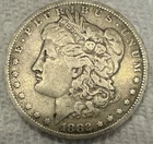 1882 o/s morgan silver dollar Nice EF Condition Toned