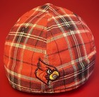 LOUISVILLE CARDINALS RED PLAID HAT MEN'S OSFM MADE BY TOP OF THE WORLD 🌎 — photo 5