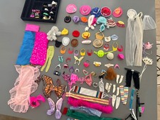 Huge Lot of Barbie/ Fashion Doll Accessories (hats, sunglasses, tiaras, etc. )