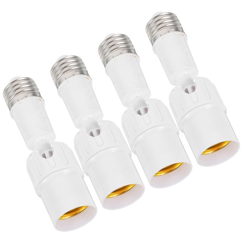 4 Pcs Light Socket Extender Bulb Converter Outlet Adapter Extenders - Picture 12 of 12