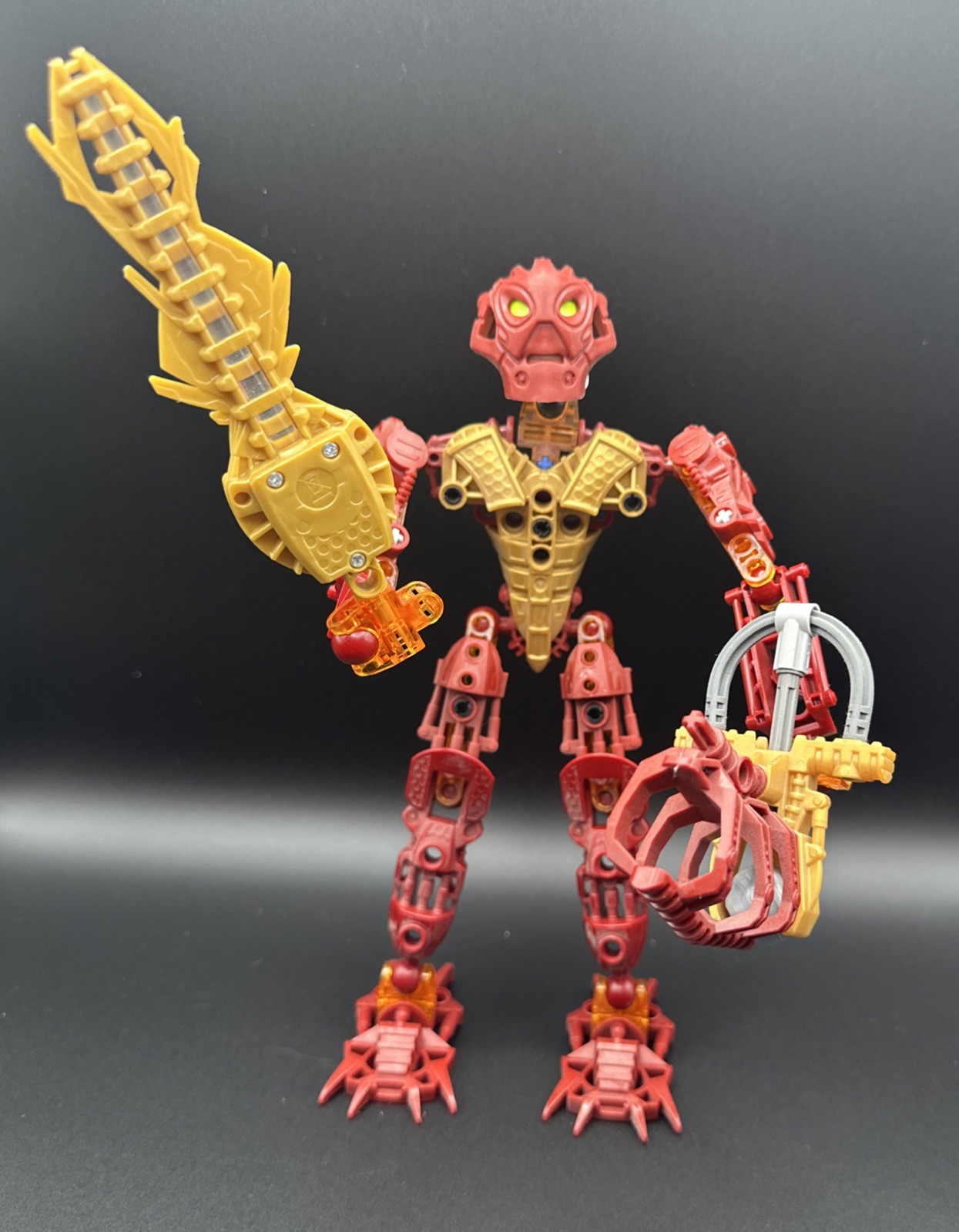LEGO Bionicle INIKA Toa Jaller (8727) w/ Lighted Sword   No Book 1 Sphere 1134