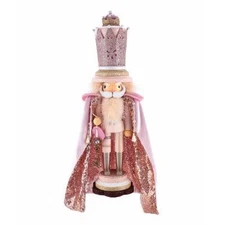 Kurt S. Adler Hollywood Collection Nutcracker Pink King 19 in.