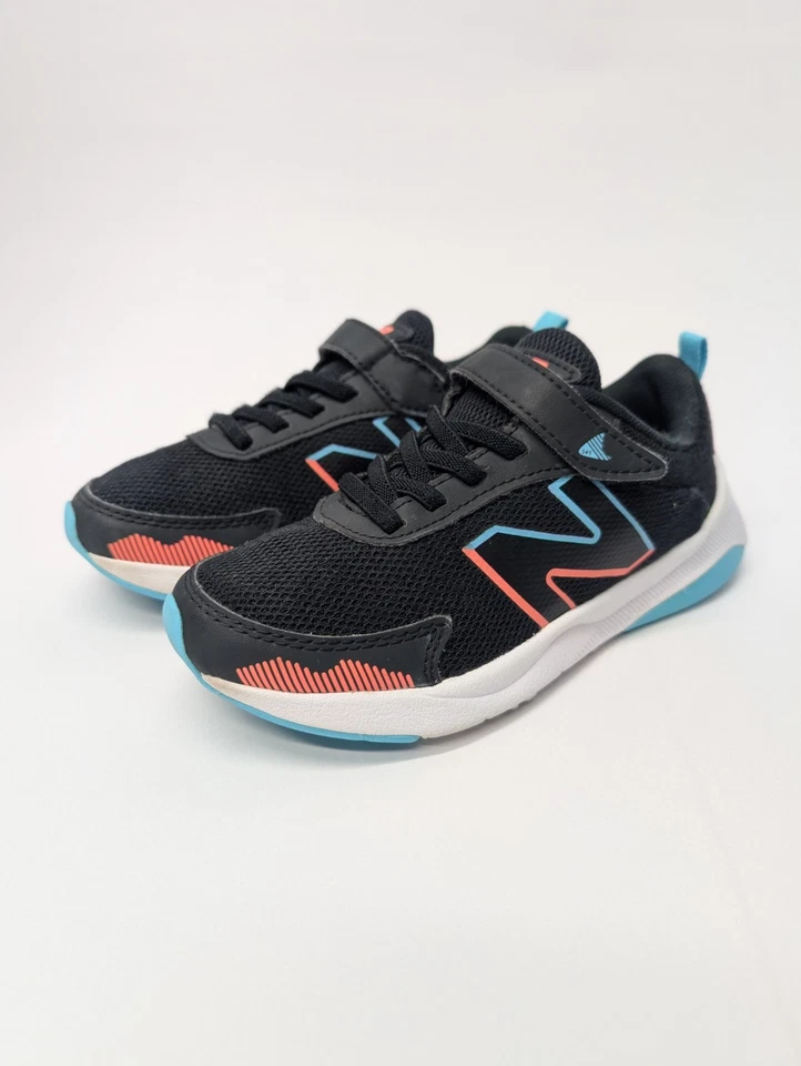 New Balance 545 Black/Pink/Blue Running Shoes Lace Up Sneakers Youth Size 12.5 - Image 2 of 4