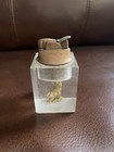 VINTAGE ACRYLIC/LUCITE ENCASED ELK w/PEARL GAS~TABLE TOP CIGARETTE LIGHTER — photo 1