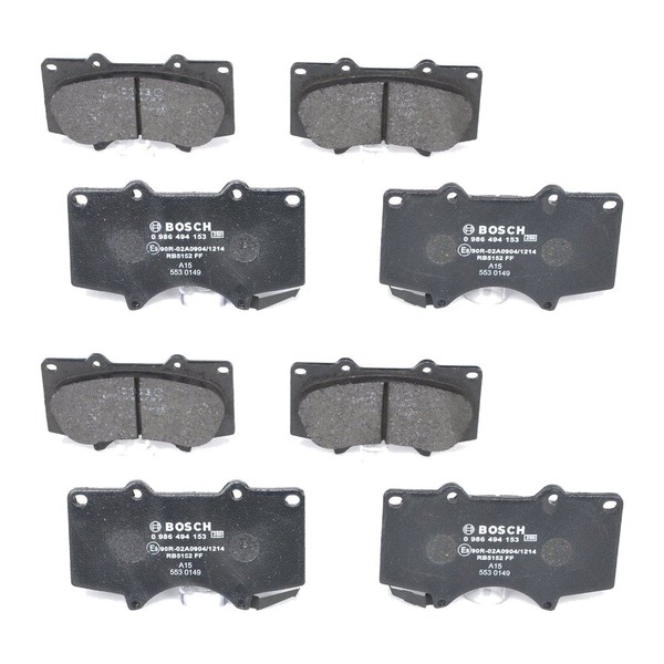 2 BremsbelagsäTze Scheibenbremsen 17 Mm Bosch FüR U.A. Toyota Land-image