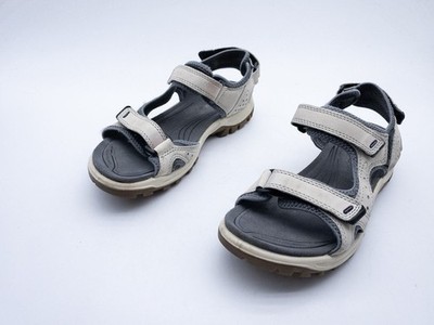 ecco Unisex Sandale Halbschuhe Sandalette Leder Weiß Gr. 39 EU Art. 41018-10