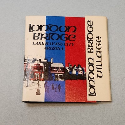 London Bridge Village English Pub Matchbook - Lake Havasu City, AZ