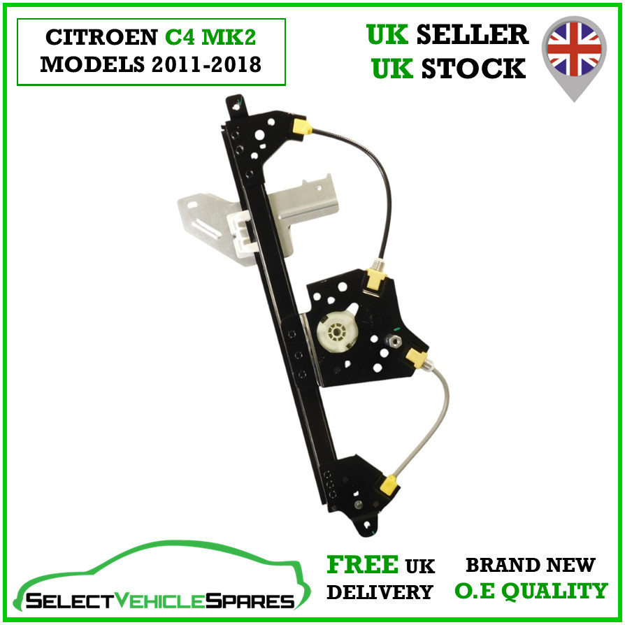 NEW CITROEN C4 MK2 PASSENGER SIDE LEFT REAR WINDOW REGULATOR 2011-2018