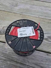 THHN Wire 12 AWG Solid Copper Building Cable 500ft RED