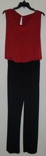 En Focus Womens Red / Black Jumpsuit