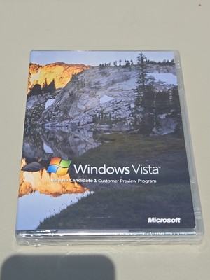 Windows Vista Release Candidate 1 Customer Preview Program DVD X12-78840 Sealed