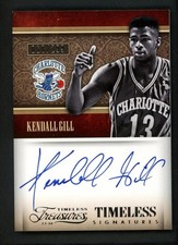 2013-14 Kendall Gill 068/299 Auto Panini Timeless Treasures Autographs