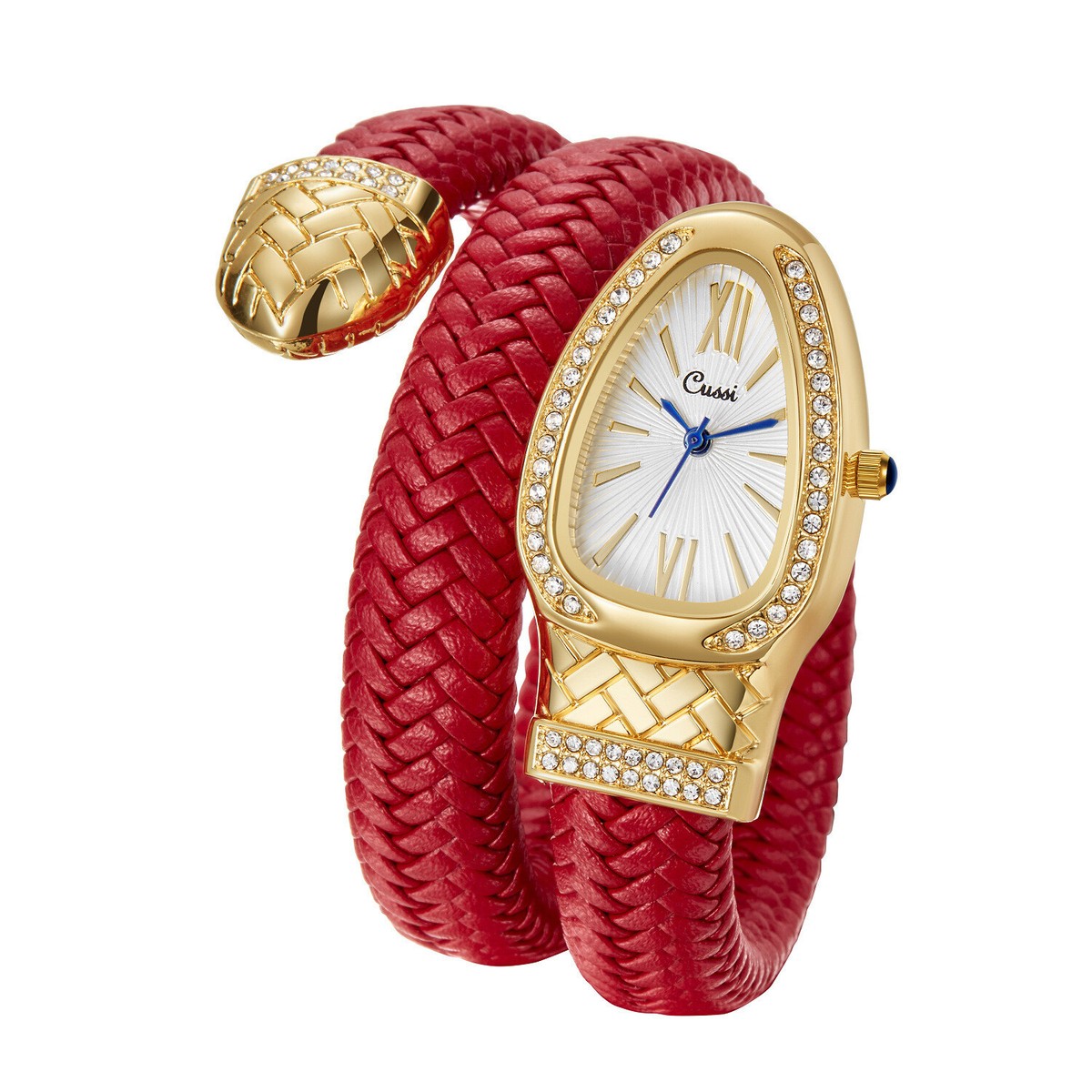 Women’s Cooper Natural Snake-Embossed Leather Strap Watch Franck Muller Genève: Franck Muller Debuts The Silhouette CX  main image 2