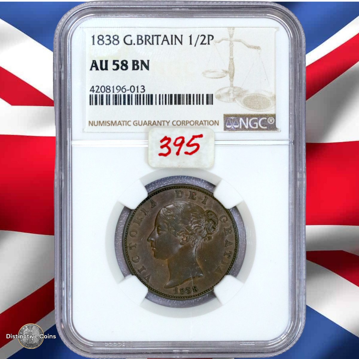 1838 ヴィクトリア2ペンス銀貨 NGC 1838 ヴィクトリア2ペンス銀貨 NGC