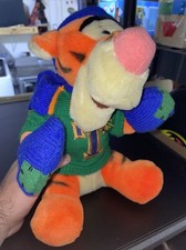 Disney World Holiday Tigger Plush - Wearing Sweater, Hat, Scarf  Gloves