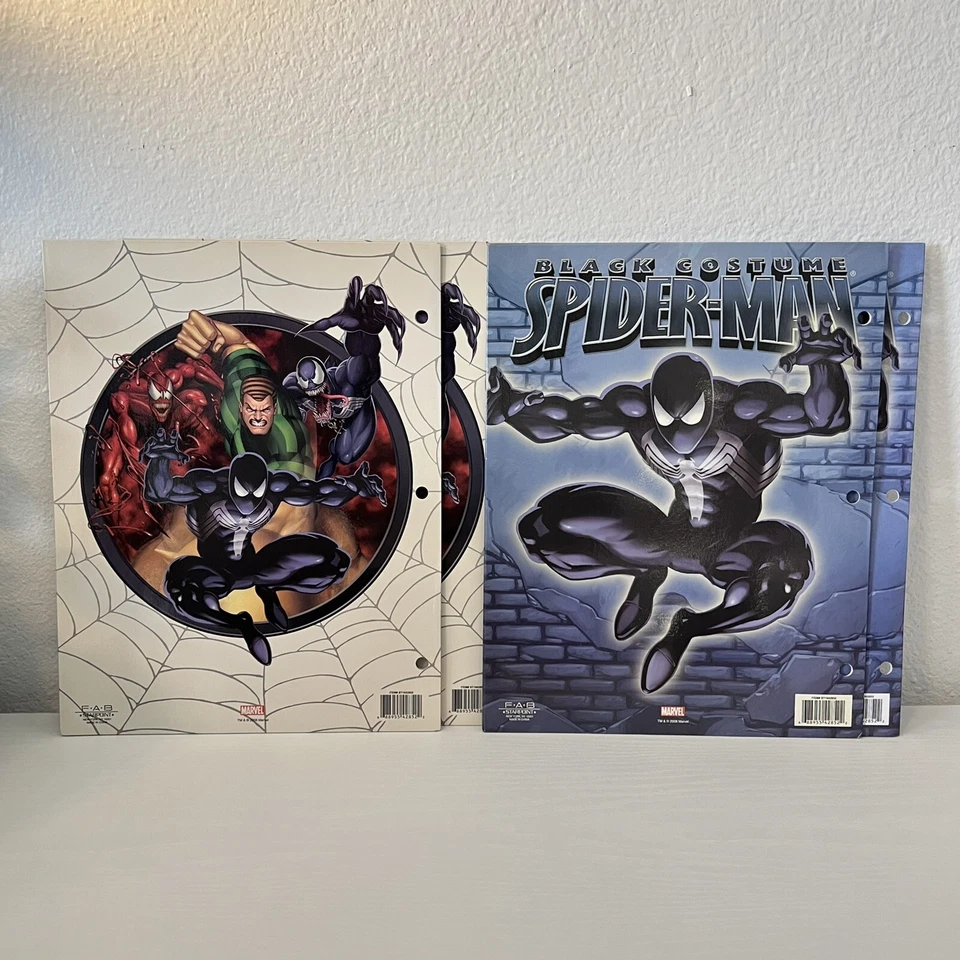 Lote de 4 Carpetas de Bolsillo Marvel Amazing Spiderman 2 Sandman Venom Carnage Foto 3 de 4