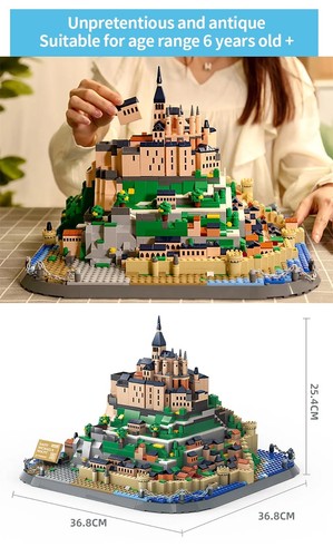 Wange Bloque de Construcción Juguetes Arquitectura Mundial Ladrillos Modelo para Adultos o Niños - Imagen 549 de 872