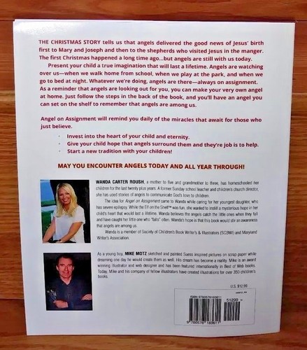 Angel on Assignment Wanda Carter Roush Elf Alternative Guardian Angels PB 1st Ed - Imagen 2 de 2