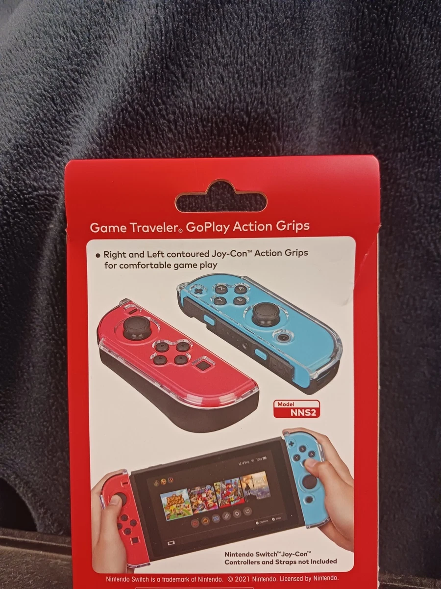 Nintendo Switch Game Traveler GoPlay Action Grip Pack for Joy Con