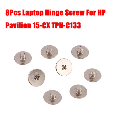 8Pcs Laptop Hinge Screw For HP Pavilion 15-CX Series TPN-C133 Laptop Hinge Screw