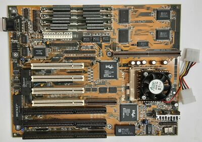 ASUS P/I-P55TP4N Socket 7 ISA Retro Motherboard + Intel Pentium 120MHz + 32MB RAM