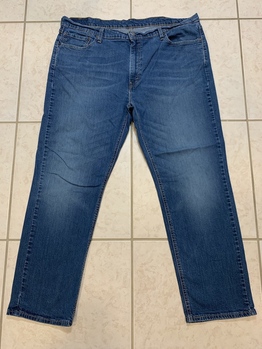 Men's 42x32 Levi's 541 Athletic Fit Tapered Leg Medium Wash Blue
