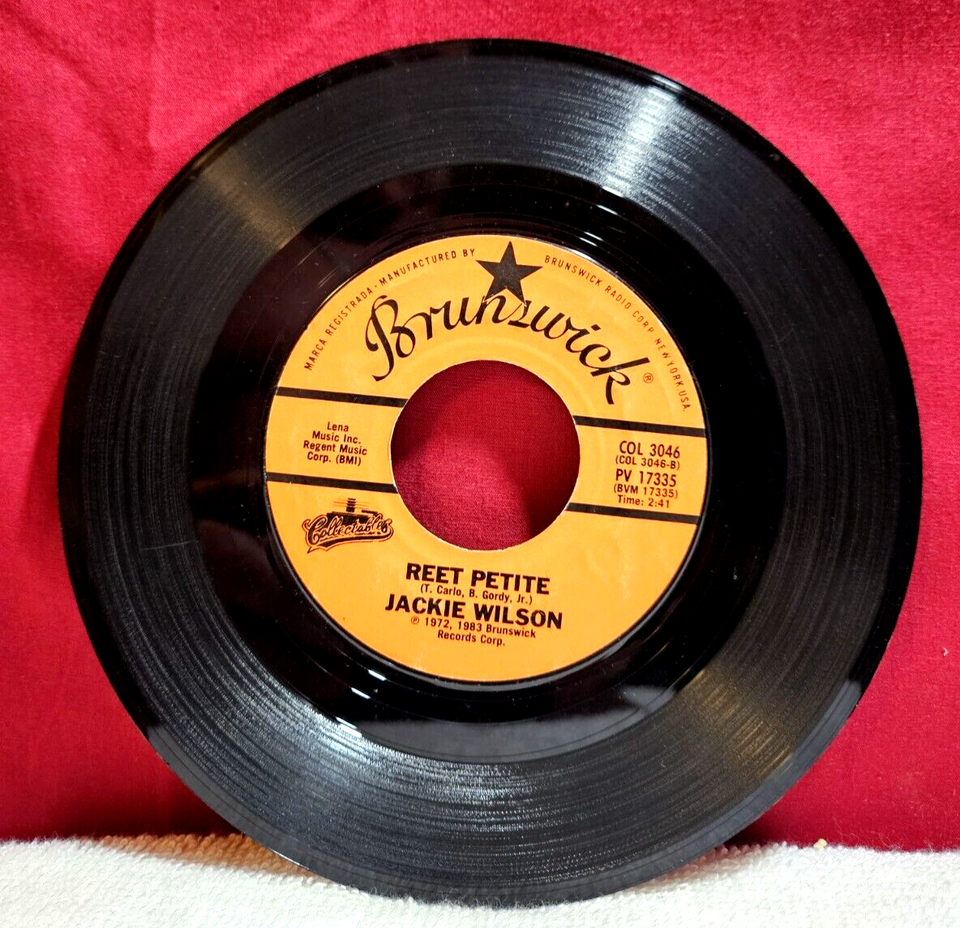 Jackie WilsonLonely Teardrops /Reet Petite Brunswick Reissue 7" 45