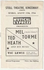 1956 Mel Torme & Ted Heath live in London at Stoll Theatre jazz music programme