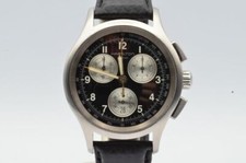 HAMILTON KAKI QUARZO CRONO OROLOGIO UOMO 40MM VINTAGE RARO CON CINTURINO PELLE H764120