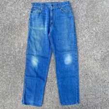 Vintage 1990s Ecolution Hemp Made Faded Denim Jeans