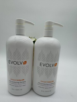 EVOLVh Vegan Smart Color Protecting Shampoo & Conditioner Set | 33.8 fl oz Each