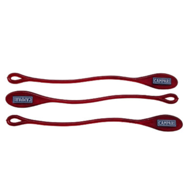 3x Campari Cocktail Stäbchen Swizzle Stick Stirrer Rührstab Gastro Logo