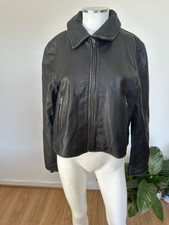 Zara Distressed Leather Cropped Jacket 5479/711