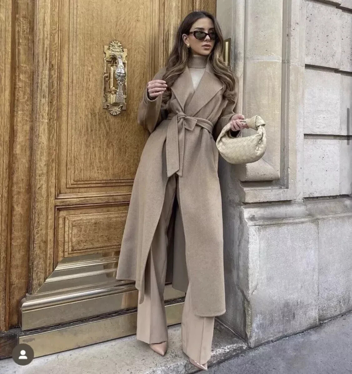 ジャケット・アウター Mademoiselle 2Way Long Coat camel / M NWT ZARA Double-Faced Wool Blend Maxi Coat ZW Collection