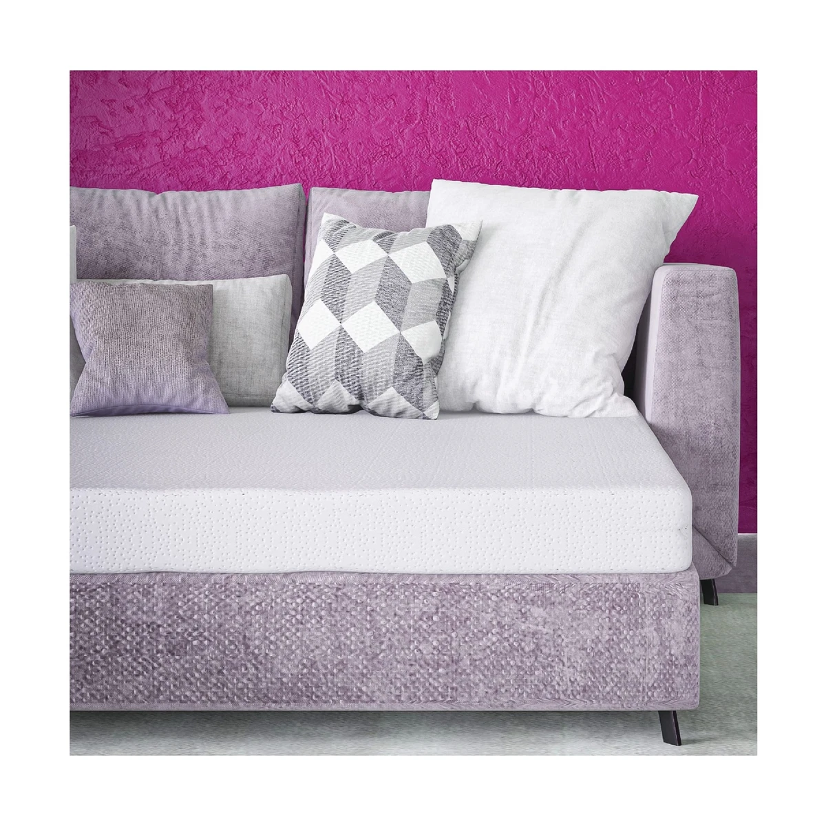 Classic Brands Memory Foam Sofa Mattress Replacement Bed Queen Size