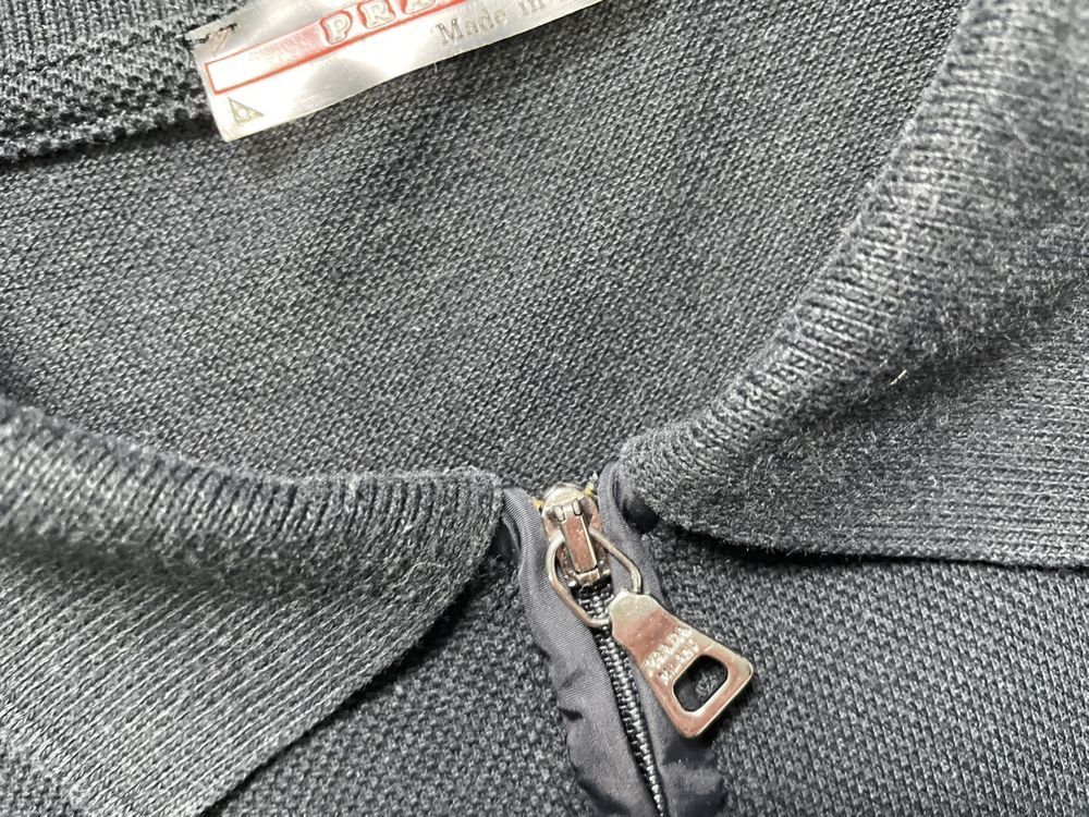 トップス PRADA 90s Archive wool polo sweat Prada Sweater - Etsy Canada