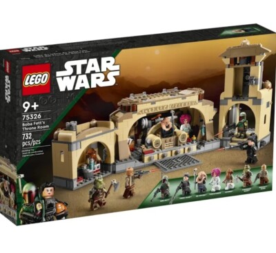 LEGO  Star Wars  75326 Boba Fetts Thronsaal Neuwertig Ohne Figuren