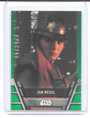 2020 Topps Star Wars Holocron Green Parallel #BH-3 Zam Wesell
