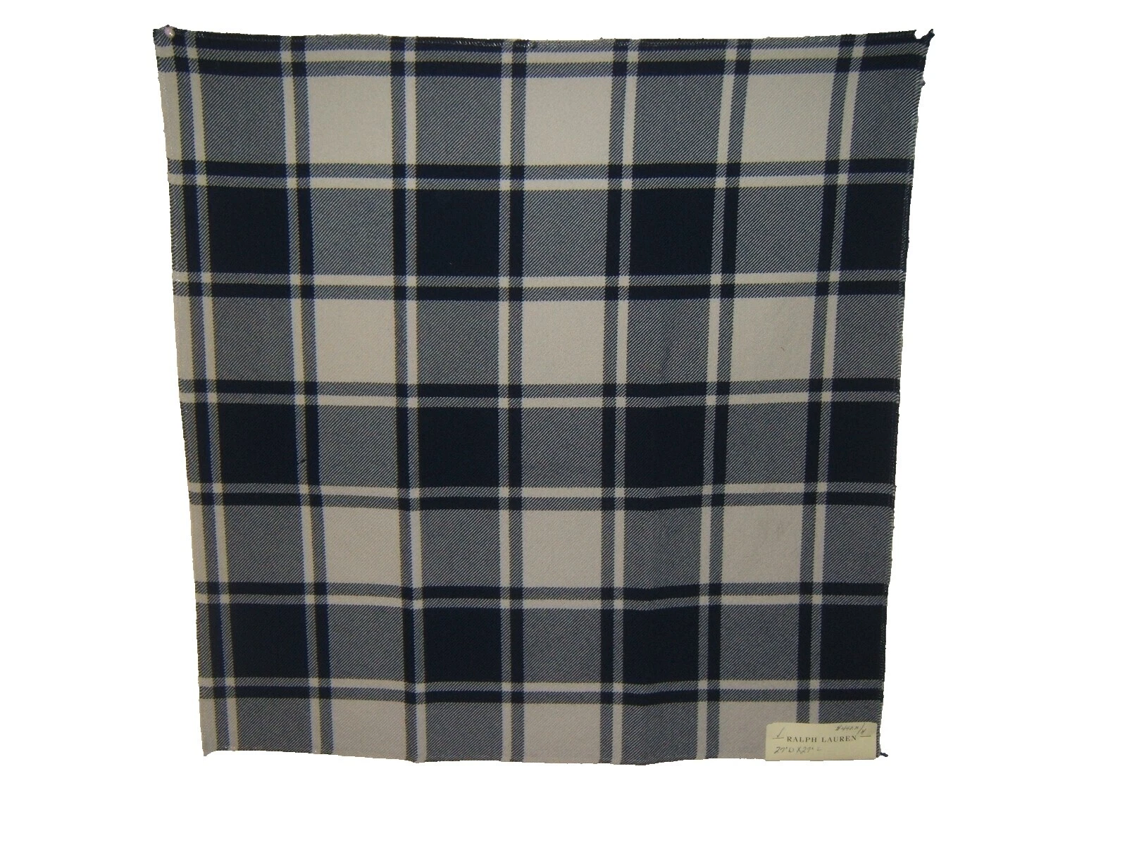 Ralph Lauren Plaid Upholstery Craft Fabrics