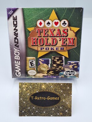 Nintendo Game Boy Advance Texas Hold'Em Poker USA Sealed  Neu New