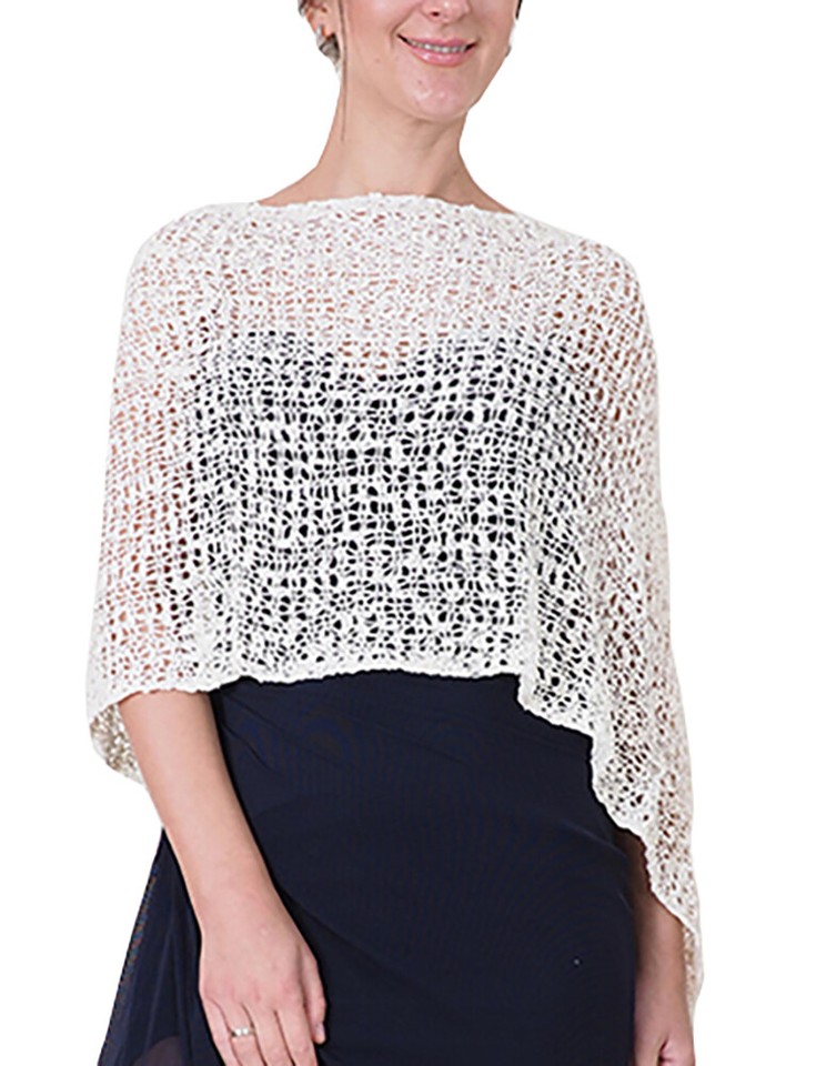 Fishnet Poncho Cover Up