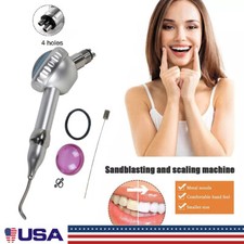 Dental Air Flow Teeth Polishing Polisher Handpiece Hygiene Prophy Jet 4Holes Tip
