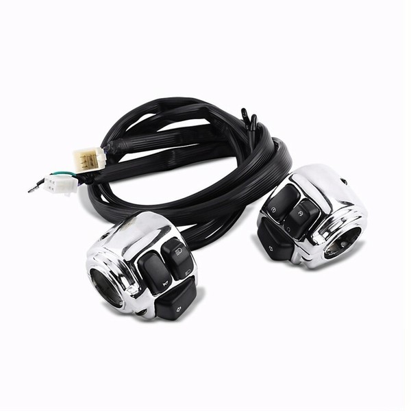 Lenkerschalter FüR Harley Davidson XR 1200 X 10-12 Chrom-image