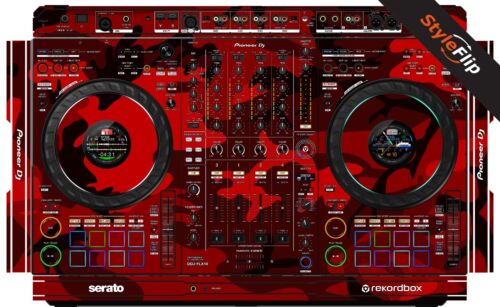 Pioneer DDJ-FLX10 Skin | Red Camo | Protective Decal | StyleFlip Skins - Picture 1 of 1