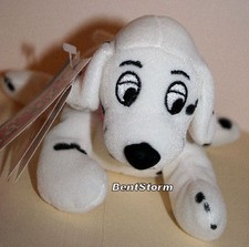 NEW Disney Store 101 Dalmatian Polka Dot Sound Penny Dog MINI Bean Bag plush