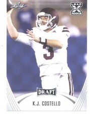 2021 Leaf Draft #12 K.J. Costello Mississippi State Bulldogs