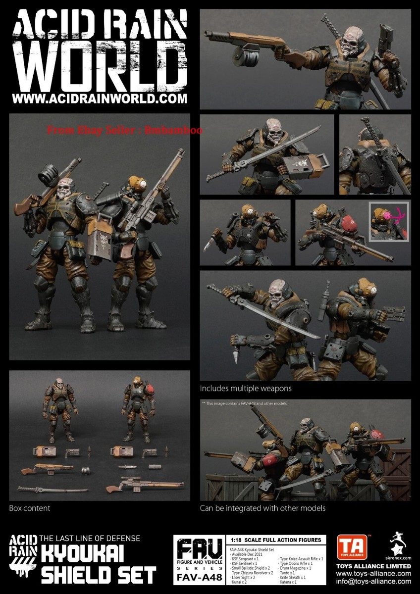 SF・ファンタジー・ホラー Acid Rain FAV-A48 KYOUKAI SHIELD SET Acid Rain World 1/18 FAV-A48 Kyoukai Shield Set Soldiers Action
