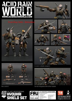 Acid Rain World 1/18 FAV-A48 Kyoukai Shield Set Soldiers Action