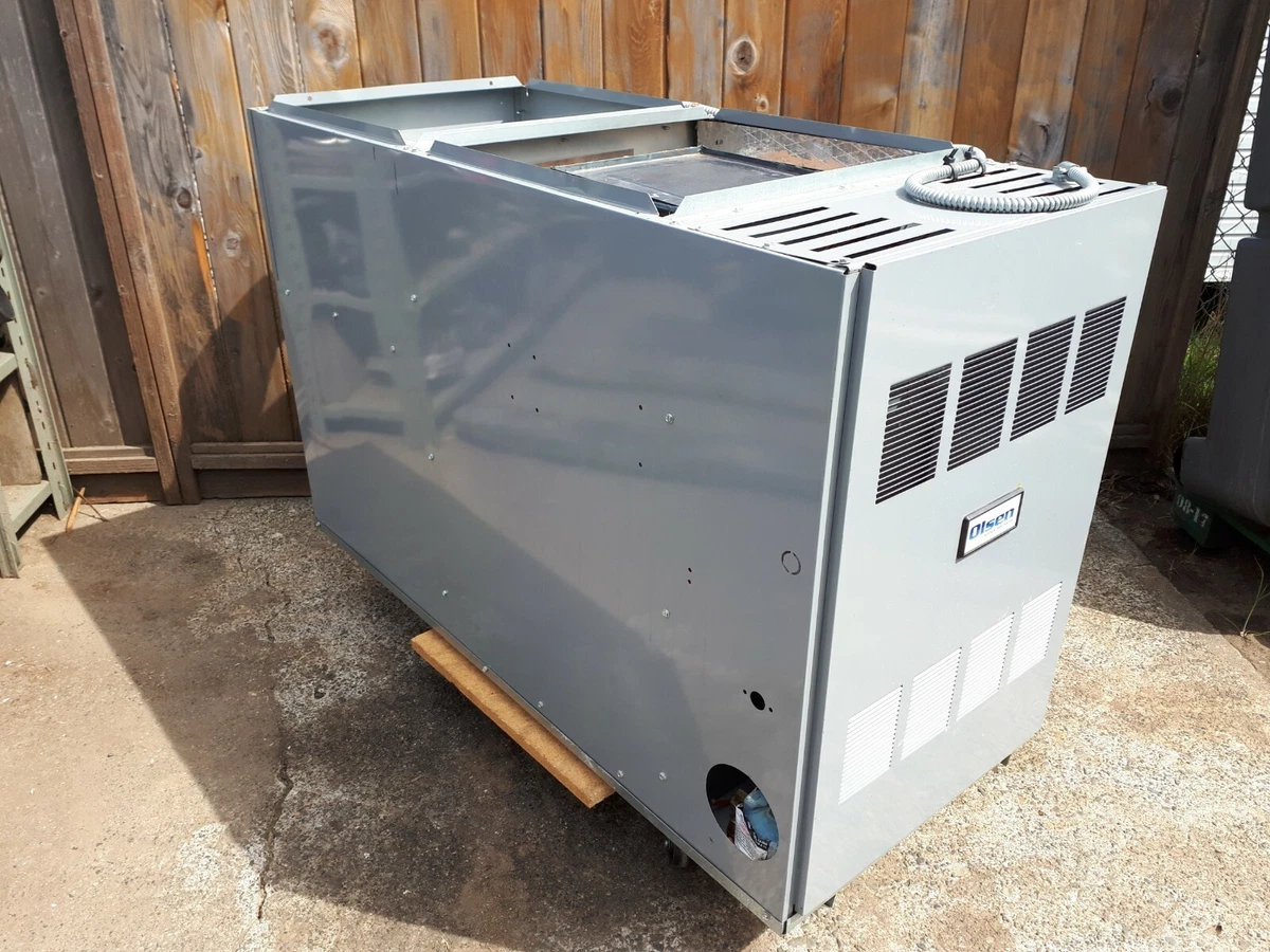Olsen Oil Fired Furnace Lowboy 97,000 BTU Tested, Rear Chimney | eBay
